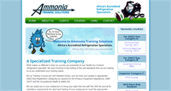 Desktop Screenshot of ammoniatrainingsolutions.co.za